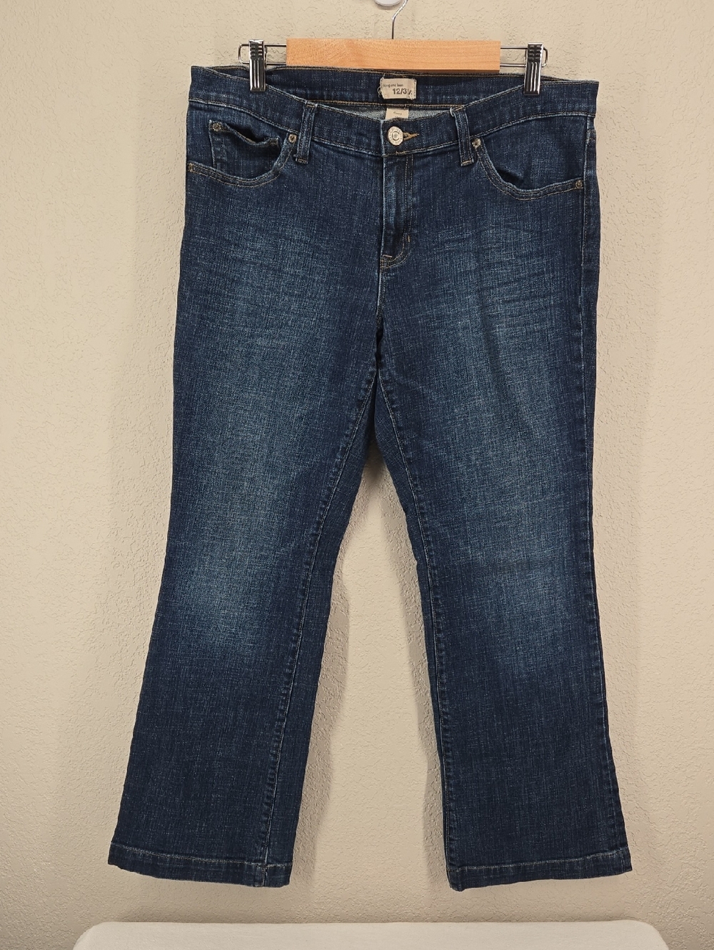 GAP Long And Lean Women’s Dark Blue Boot-Cut Jeans